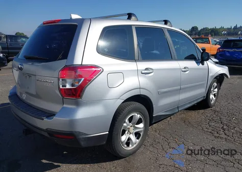 2016 Subaru Forester 2.5I from USA, damaged, VIN JF2SJAAC9GH458573